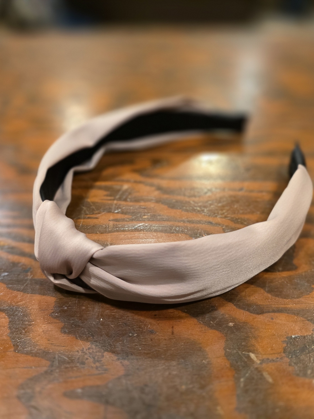 Knotted Headband in Light Mauve